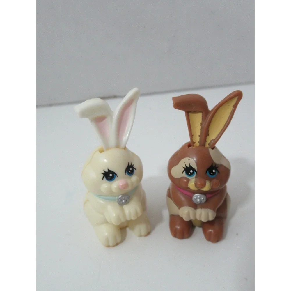 Kenner Vintage Used Littlest Pet Shop Cat Bashful Bunny Brown Mail order White